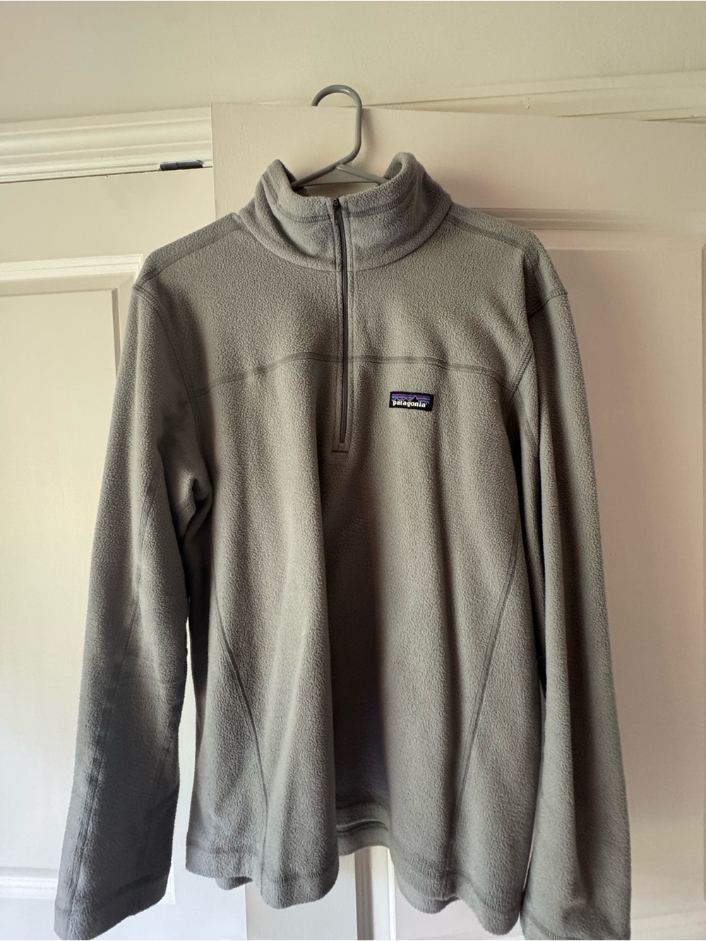 Patagonia Quarter-Zip Fleece Pullover - grey